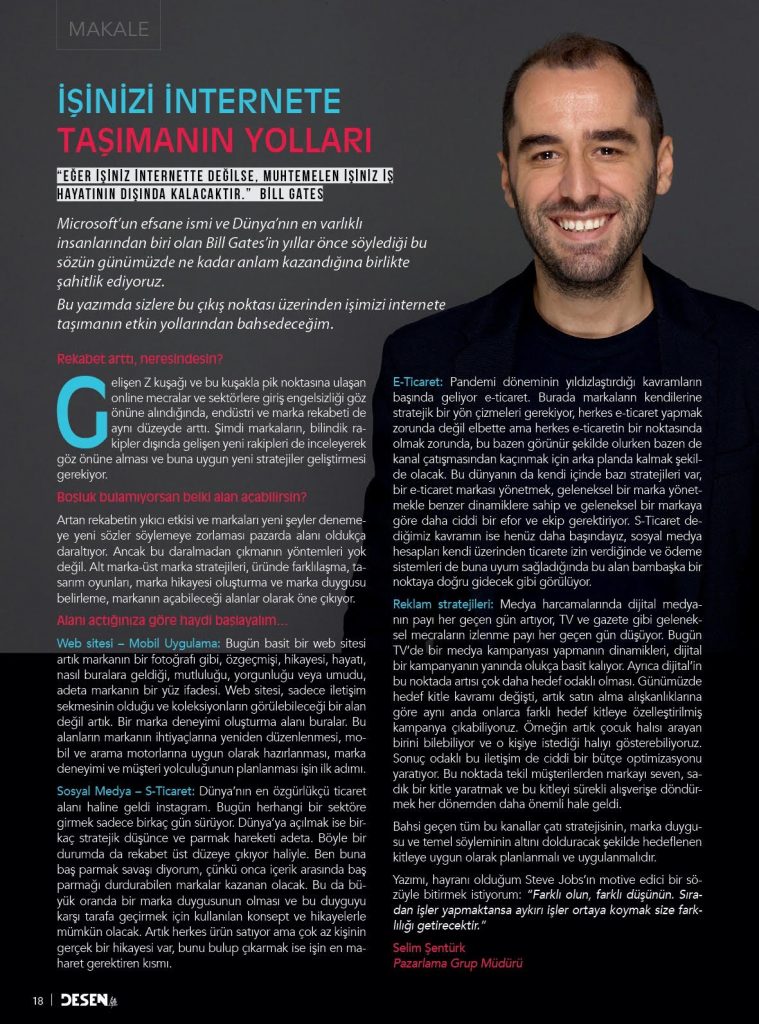Selim Şentürk Desen Life Röportajı - İşinizi İnternete Taşımanın Yolları